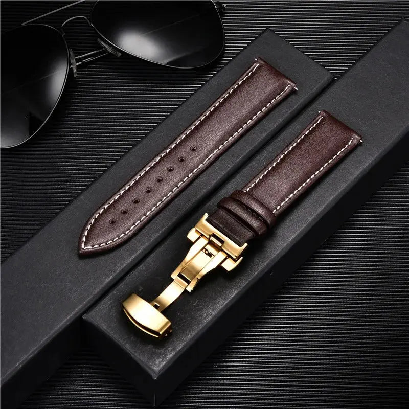 LuxeLeather Genuine Calfskin Watchband - Avontic