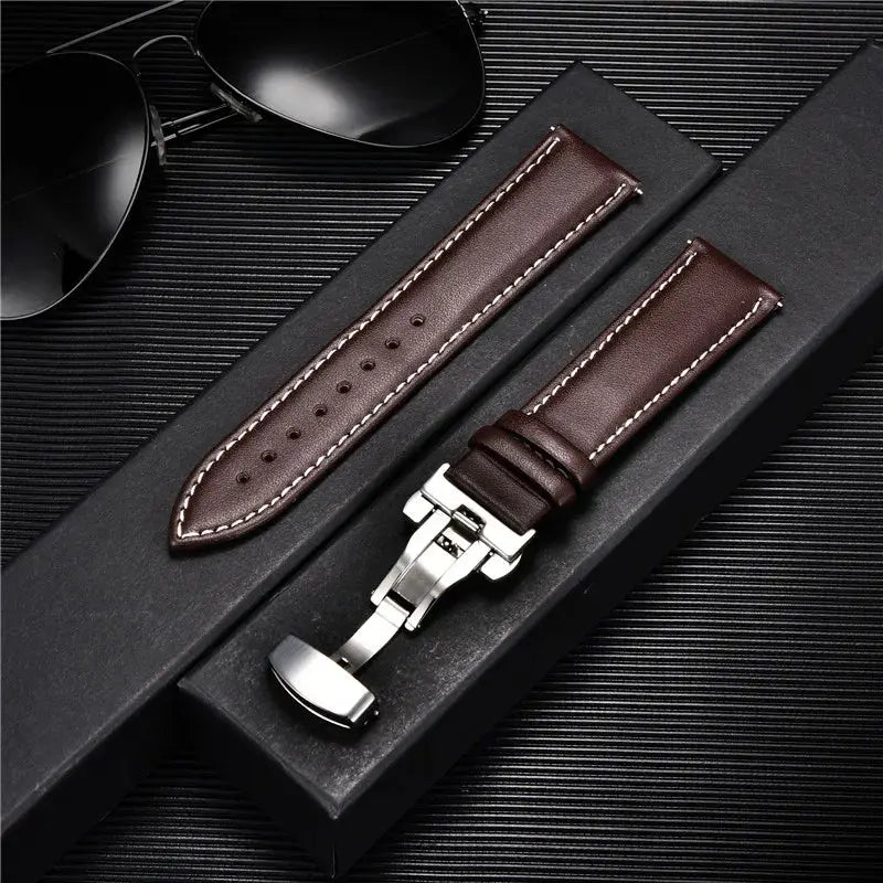 LuxeLeather Genuine Calfskin Watchband - Avontic