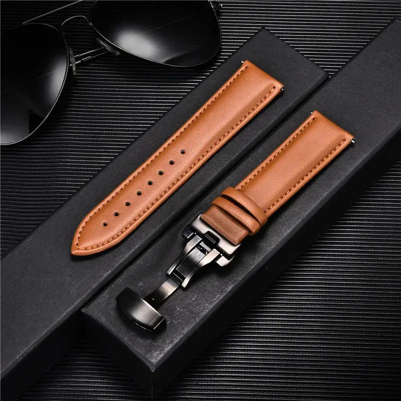 LuxeLeather Genuine Calfskin Watchband - Avontic