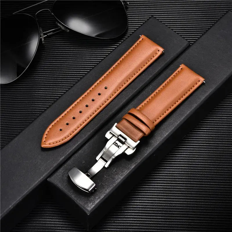 LuxeLeather Genuine Calfskin Watchband - Avontic