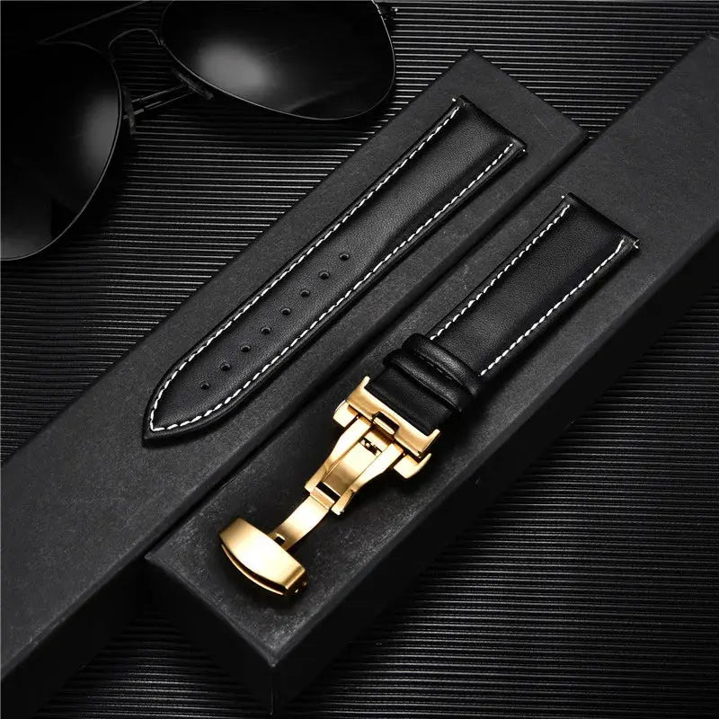 LuxeLeather Genuine Calfskin Watchband - Avontic