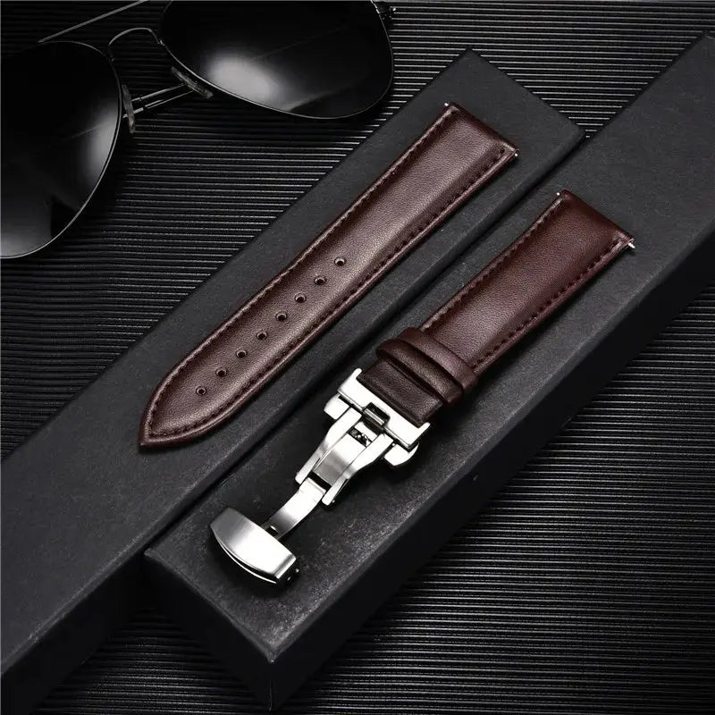 LuxeLeather Genuine Calfskin Watchband - Avontic