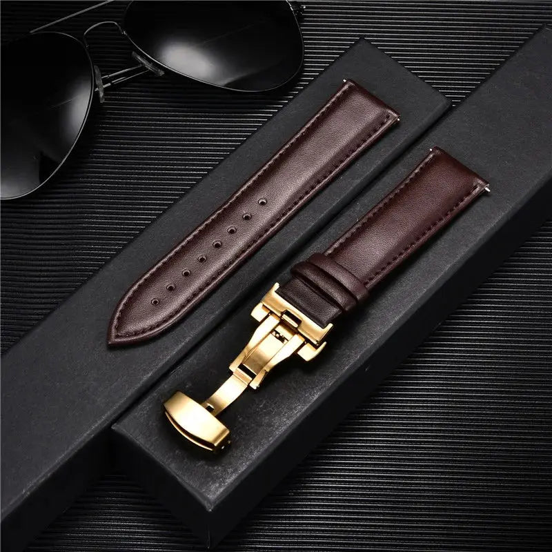 LuxeLeather Genuine Calfskin Watchband - Avontic