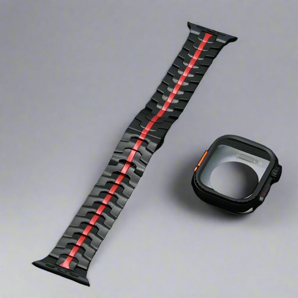 Stainless Steel Link Bracelet for Apple Watch Band 49mm 46mm 45mm 44mm Butterfly Buckle Strap+case Iwatch 10 9 8 7 6 5 Se Ultra Avontic