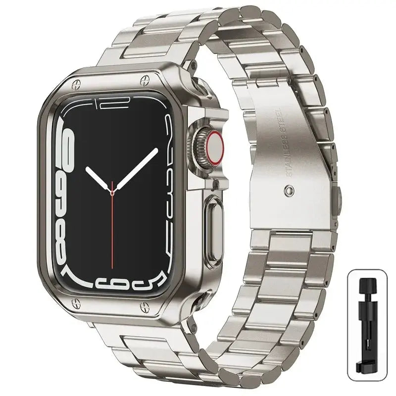 LuxGuard Elite Band & Case Set for Apple Watch