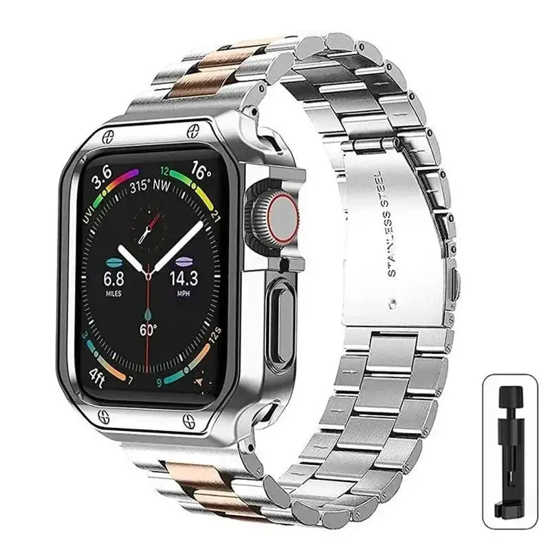 LuxGuard Elite Band & Case Set for Apple Watch