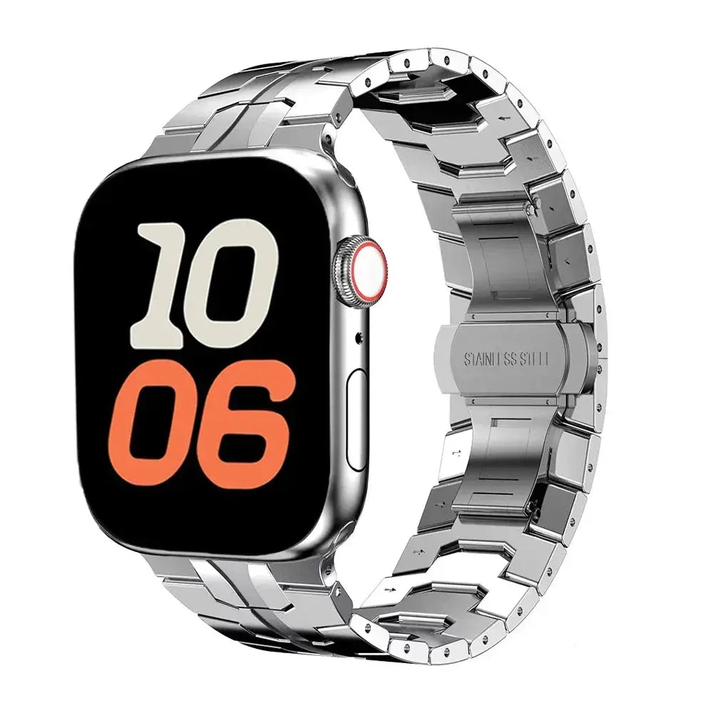 Stainless Steel Strap For Apple Watch Band 45mm 41mm 40mm 44mm 38mm Ultra 2 49mm Strap Metal Bracelet iWatch Series 10 46mm 42mm Pinnacle Luxuries