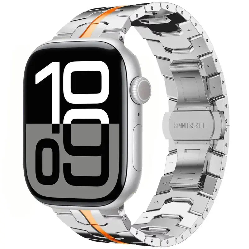 Stainless Steel Strap For Apple Watch Band 45mm 41mm 40mm 44mm 38mm Ultra 2 49mm Strap Metal Bracelet iWatch Series 10 46mm 42mm Pinnacle Luxuries