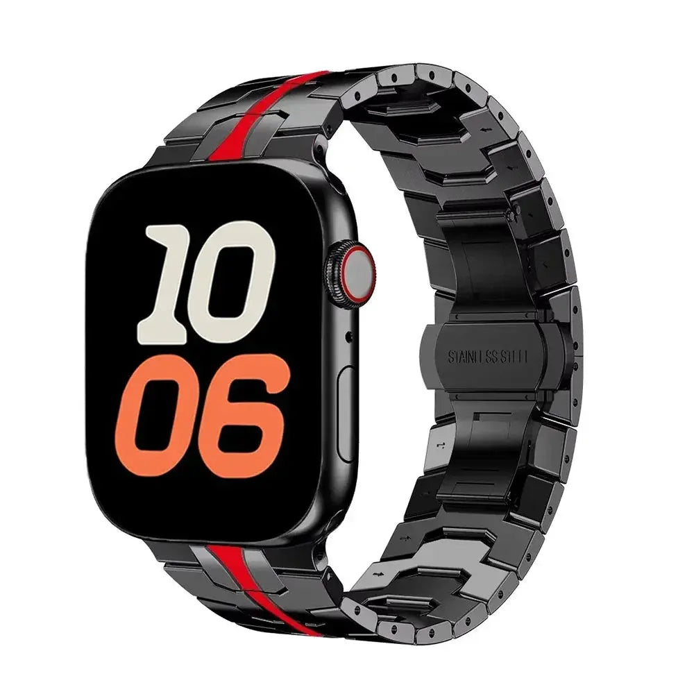 Stainless Steel Strap For Apple Watch Band 45mm 41mm 40mm 44mm 38mm Ultra 2 49mm Strap Metal Bracelet iWatch Series 10 46mm 42mm Pinnacle Luxuries