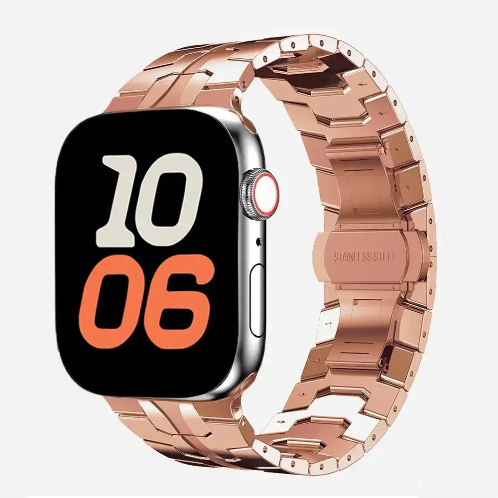 Stainless Steel Strap For Apple Watch Band 45mm 41mm 40mm 44mm 38mm Ultra 2 49mm Strap Metal Bracelet iWatch Series 10 46mm 42mm Pinnacle Luxuries