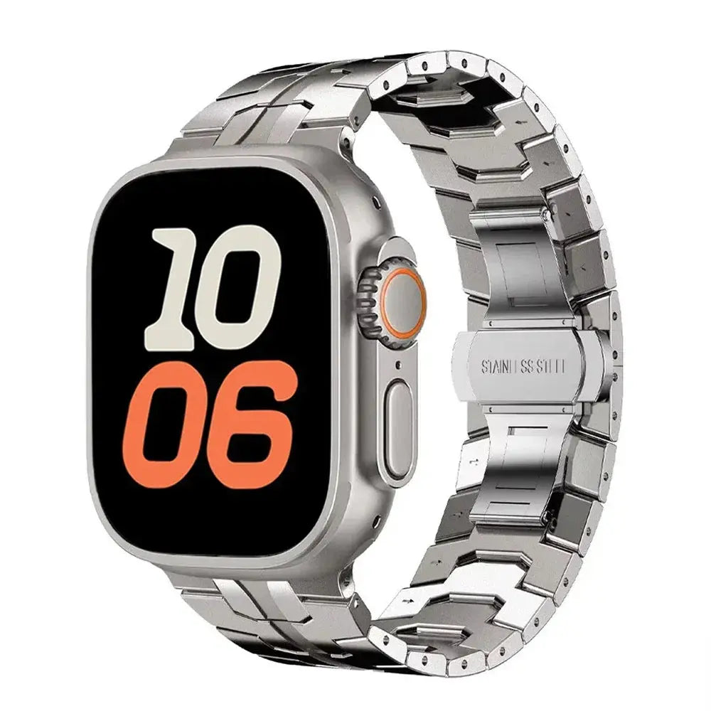 Stainless Steel Strap For Apple Watch Band 45mm 41mm 40mm 44mm 38mm Ultra 2 49mm Strap Metal Bracelet iWatch Series 10 46mm 42mm Pinnacle Luxuries