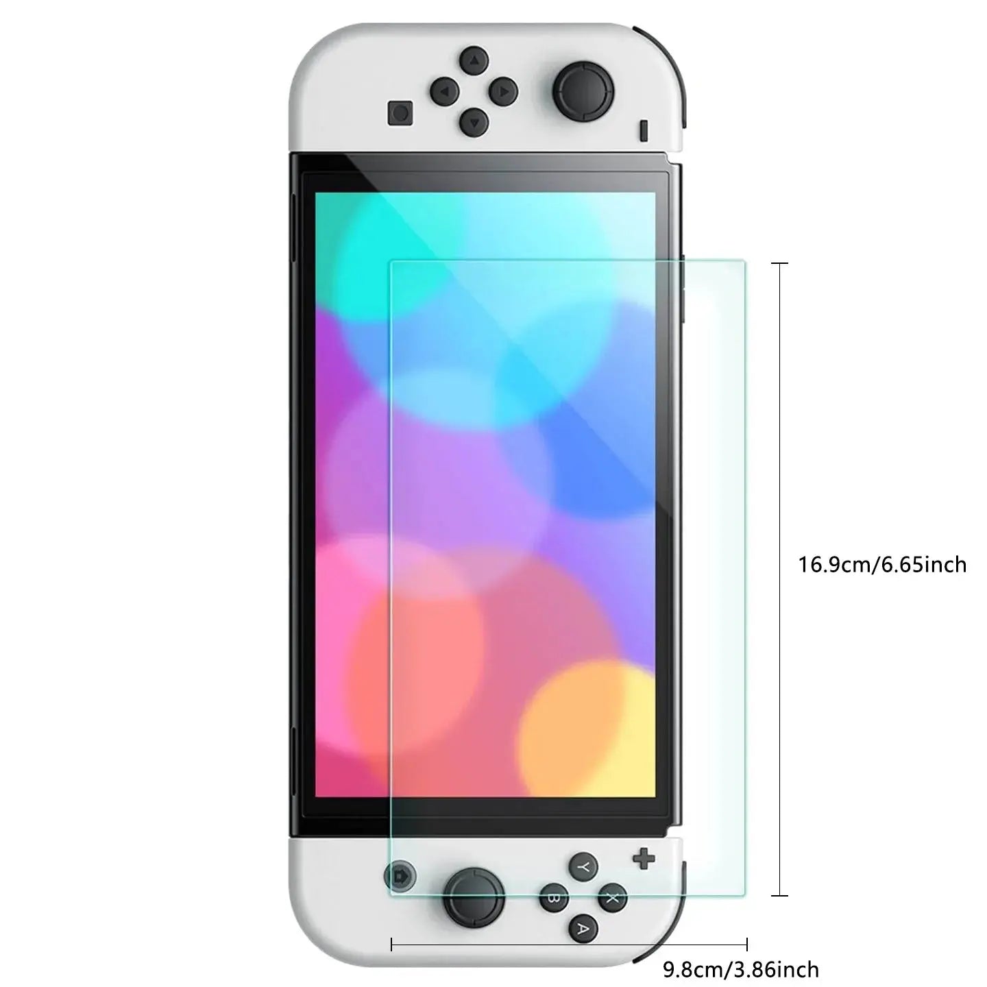 CrystalVue Nintendo Switch OLED Tempered Glass Screen Protectors - 3 Pack — product view 12