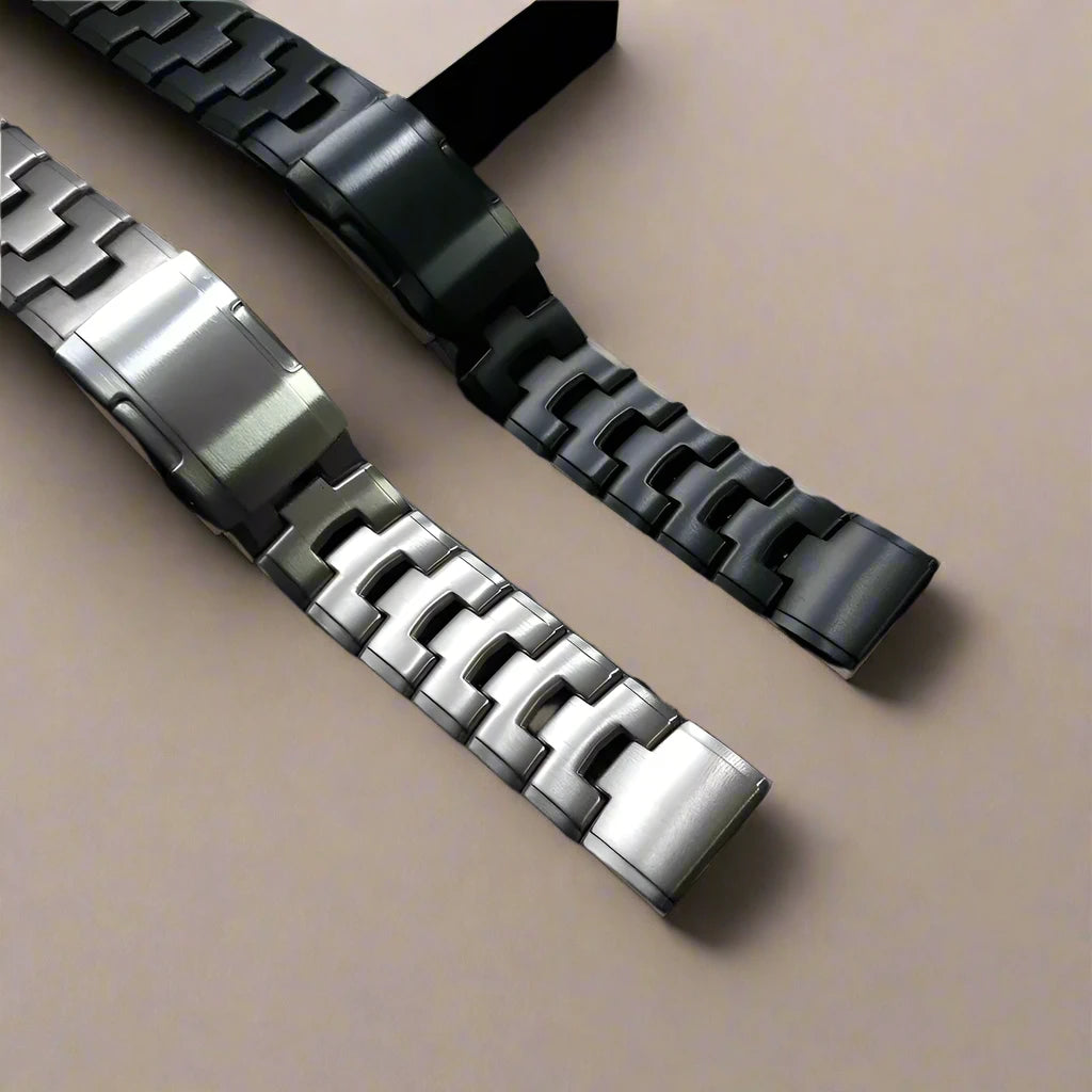 QuickFit 26mm 22mm Titanium Watch Strap For Garmin Fenix E 8 7 7X Pro 6 6X 5 5X Plus/Epix Pro/MARQ/TACTIX Metal Band Bracelet Pinnacle Luxuries