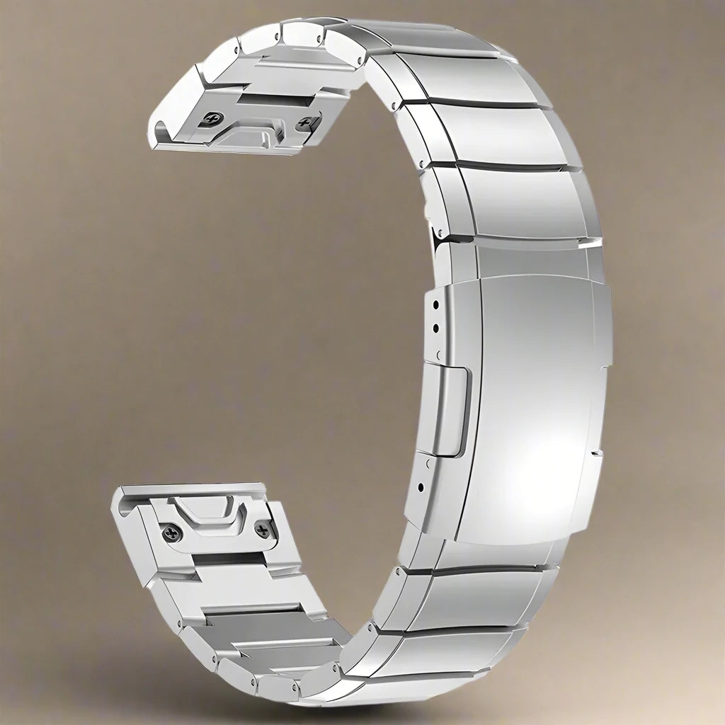 GarminGuard Titanium Elite Band – Precision Crafted for Garmin 22mm 26mm