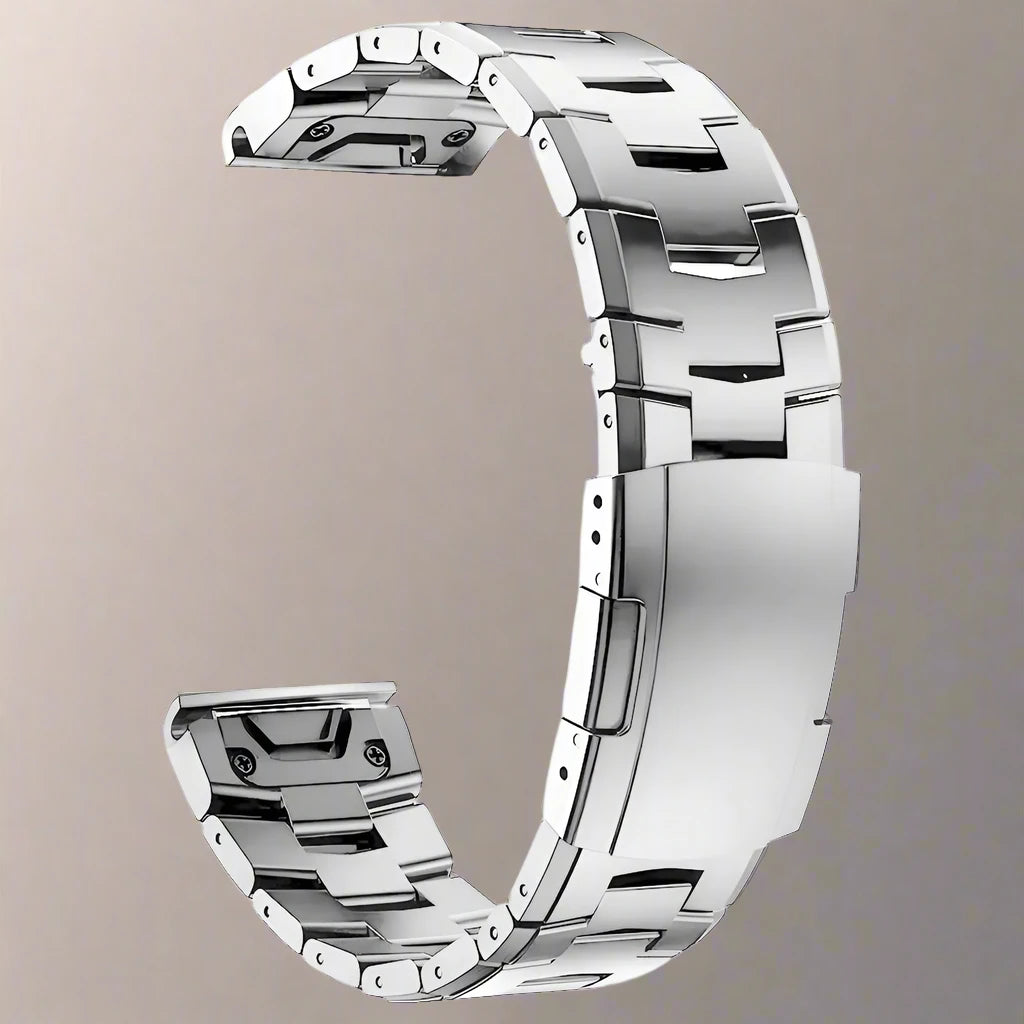 GarminGuard Titanium Elite Band – Precision Crafted for Garmin 22mm 26mm
