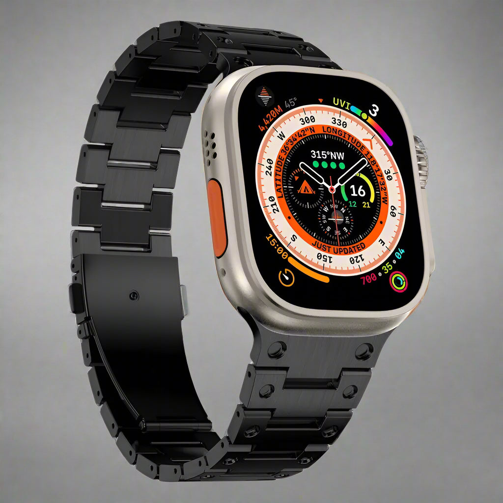 Titanium Elegance Custom Watch Band for Apple Watch Avontic