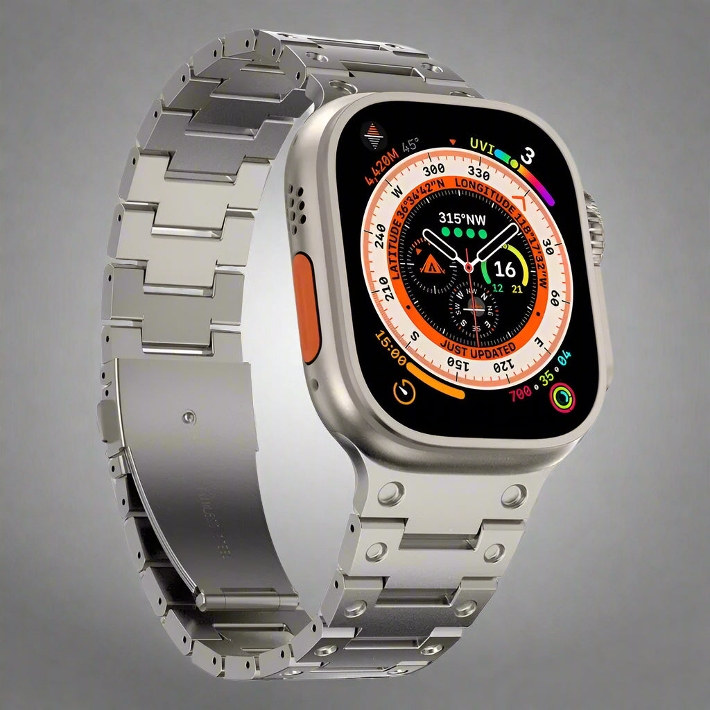 Titanium Elegance Custom Watch Band for Apple Watch Avontic