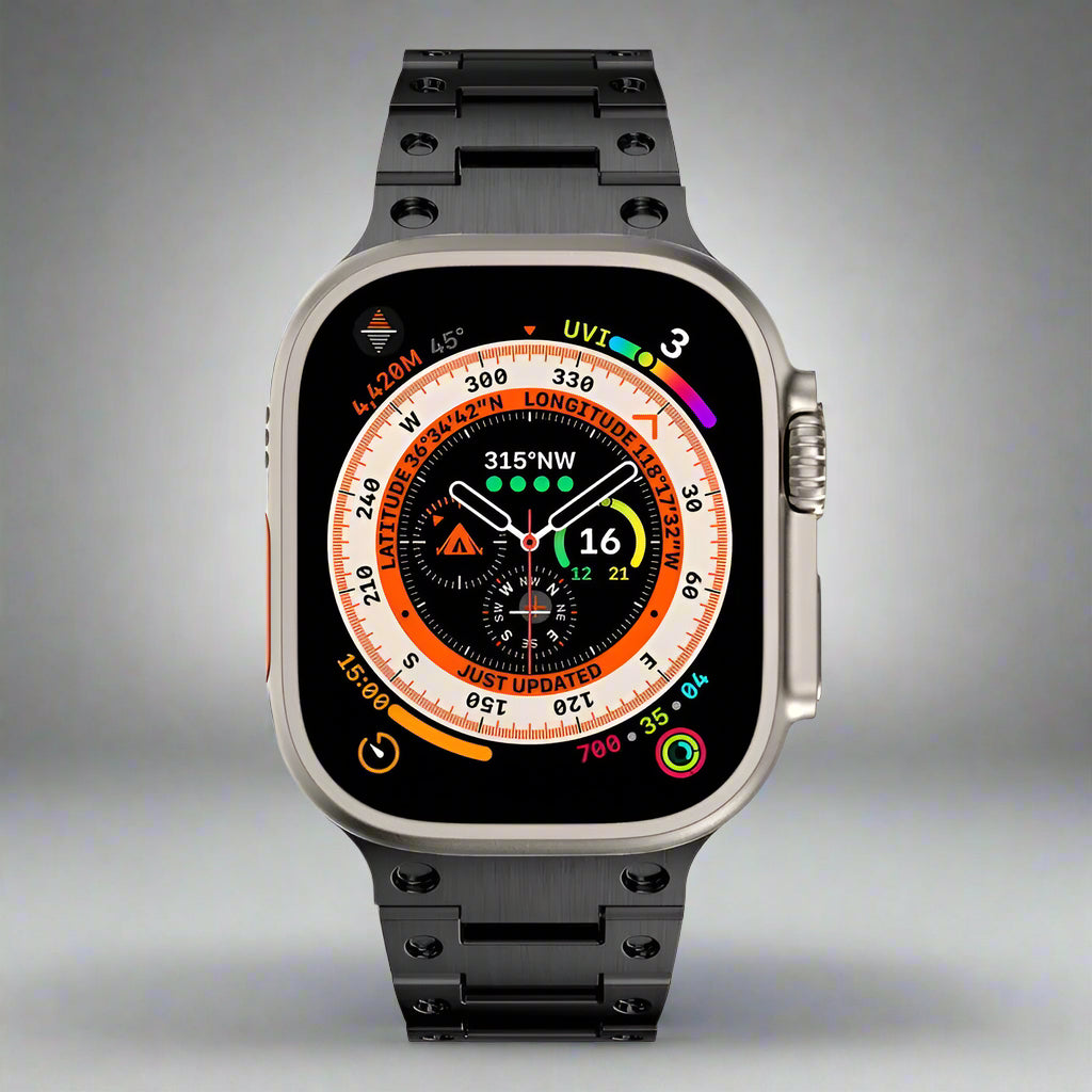 Titanium Elegance Custom Watch Band for Apple Watch Avontic