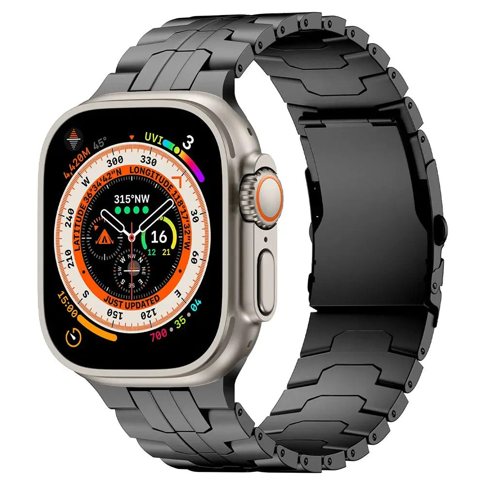 TitaniumElite Series X - Premium Titanium Watch Band for Apple Watch — product view 1