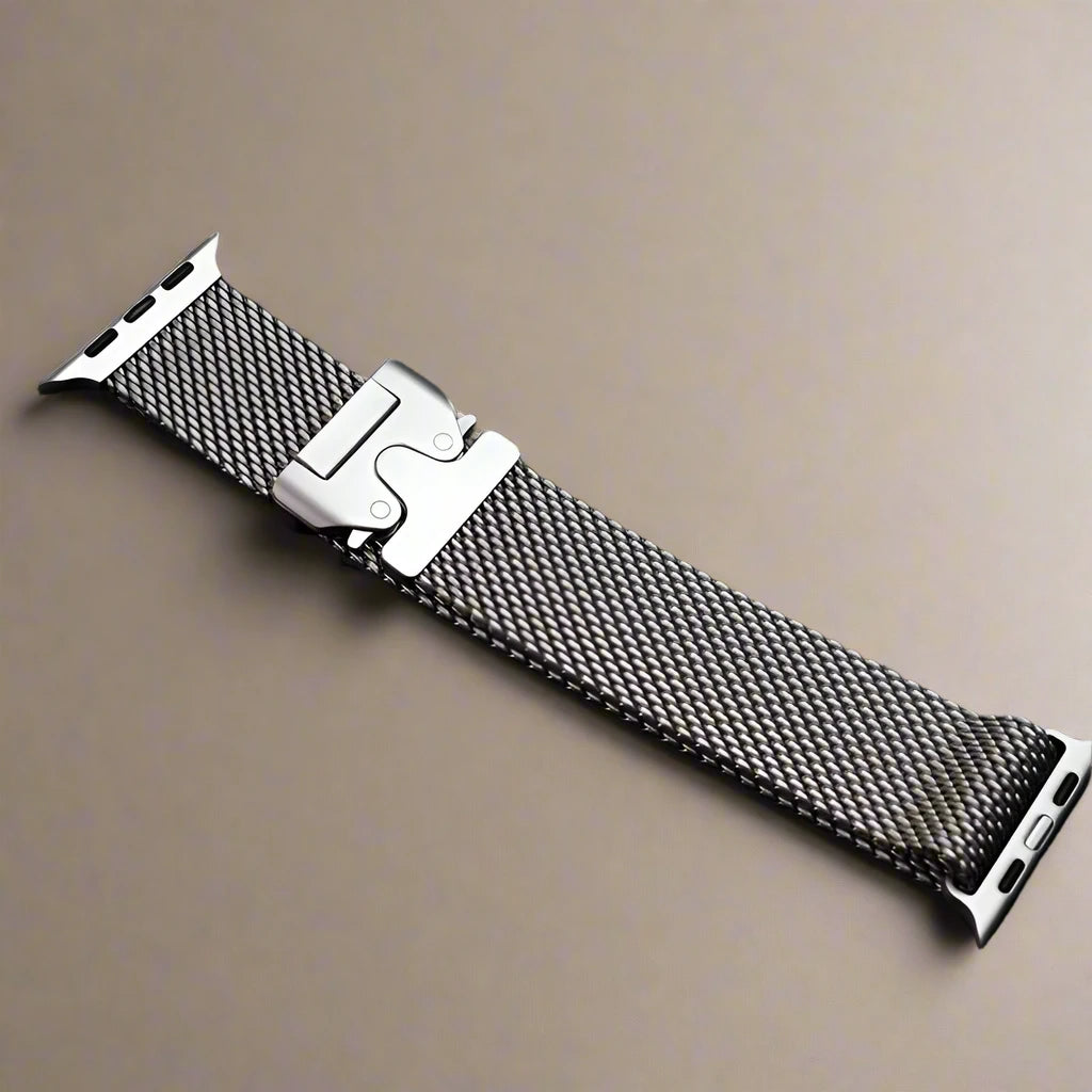 Titanium Official 1:1Strap For Apple watch Ultra Band 49mm S10 46mm 42mm 45mm 44mm Milanese bracelet iWatch 10 9 8 7 6 5 SE 4 3 Avontic