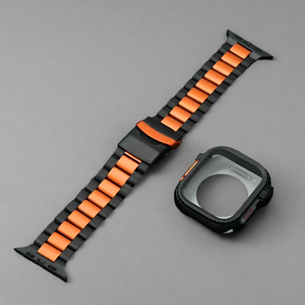 Titanium Strap for Apple Watch Band 49mm 46mm 45mm 44mm Aluminum Alloy Case+titanium Bracelet Iwatch Series SE 10 9 8 7 6 Ultra Avontic