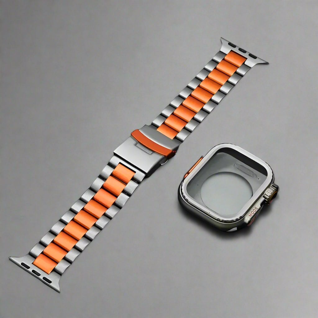 Titanium Strap for Apple Watch Band 49mm 46mm 45mm 44mm Aluminum Alloy Case+titanium Bracelet Iwatch Series SE 10 9 8 7 6 Ultra Avontic