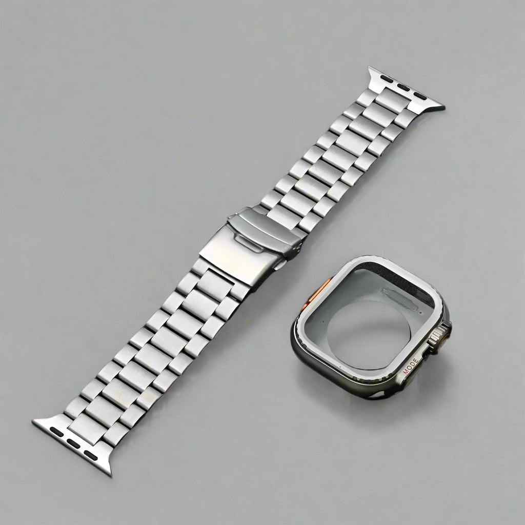 Titanium Strap for Apple Watch Band 49mm 46mm 45mm 44mm Aluminum Alloy Case+titanium Bracelet Iwatch Series SE 10 9 8 7 6 Ultra Avontic