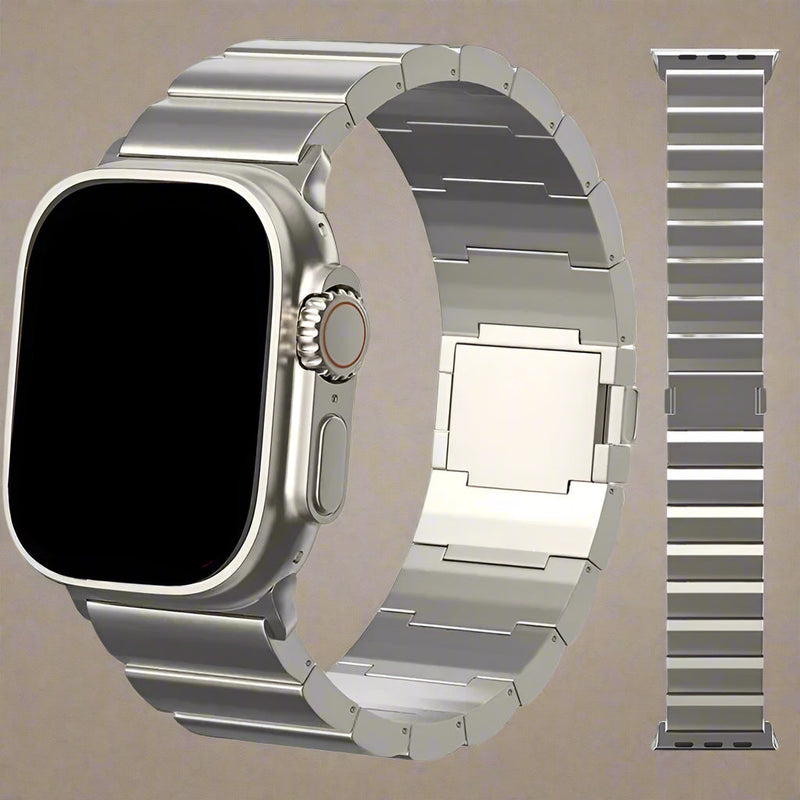 Titanium Strap for Apple Watch Ultra 2 1 49mm 45mm 44mm 38mm 40 41mm Magnetic Buckle Series 9 8 7 6 SE 5 4 3 2 Correa Bracelet Avontic