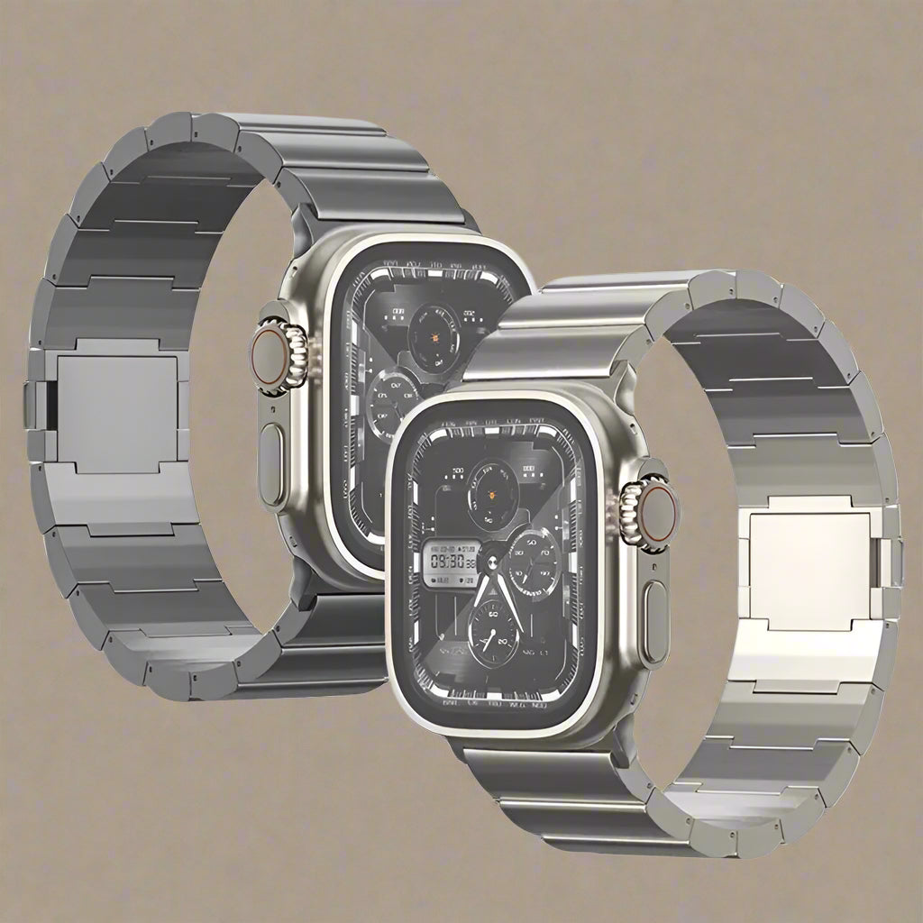 Titanium Strap for Apple Watch Ultra 2 1 49mm 45mm 44mm 38mm 40 41mm Magnetic Buckle Series 9 8 7 6 SE 5 4 3 2 Correa Bracelet Avontic