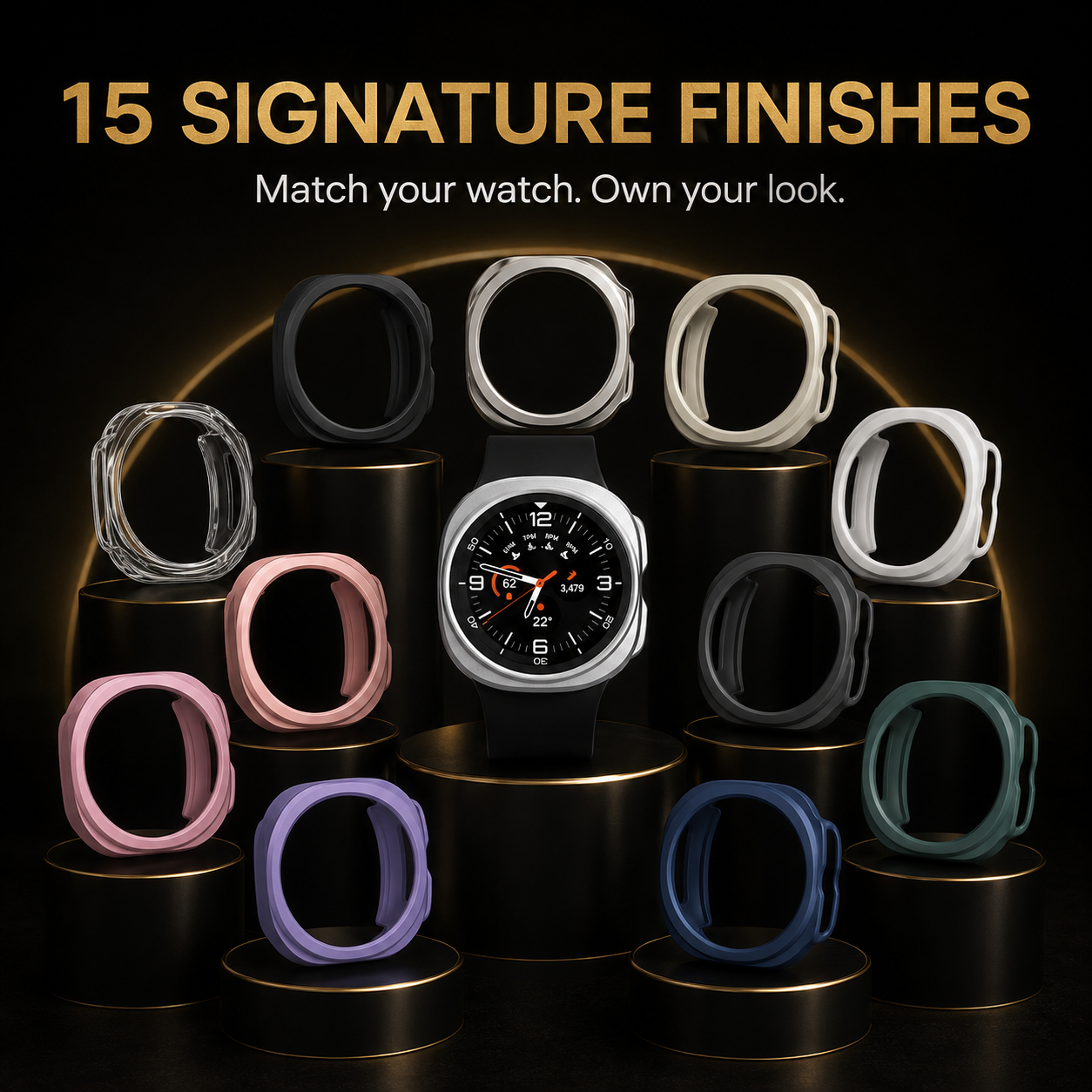 AeroGuard Edge Case for Samsung Galaxy Watch Ultra 2 (2026) — 47mm — product view 4