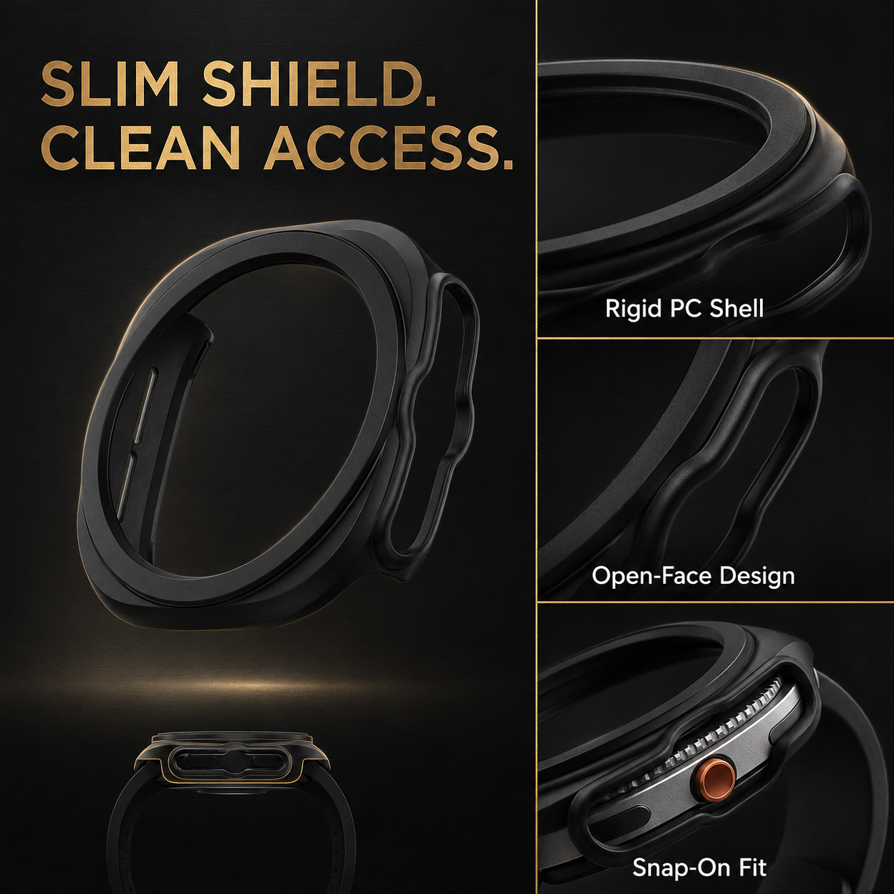 AeroGuard Edge Case for Samsung Galaxy Watch Ultra 2 (2026) — 47mm — product view 3