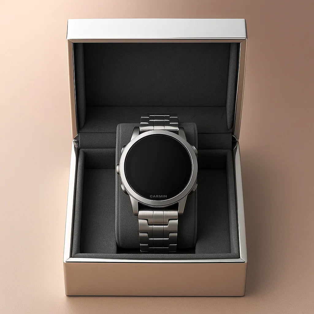TitanElite Pro – Aerospace-Grade Titanium Band for Garmin Watches