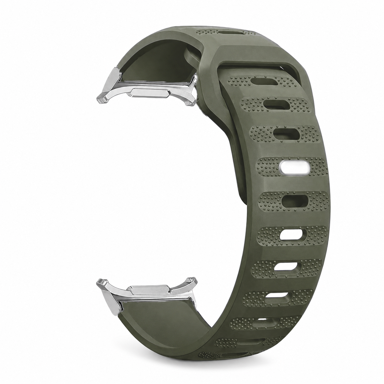 Avontic AeroFlex Army Green silicone sport band for Galaxy Watch