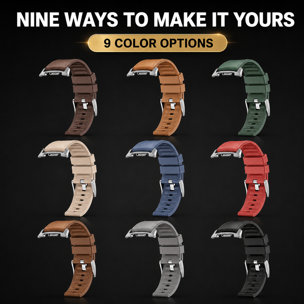 Avontic DuoTexture feature graphic: Nine Color Options