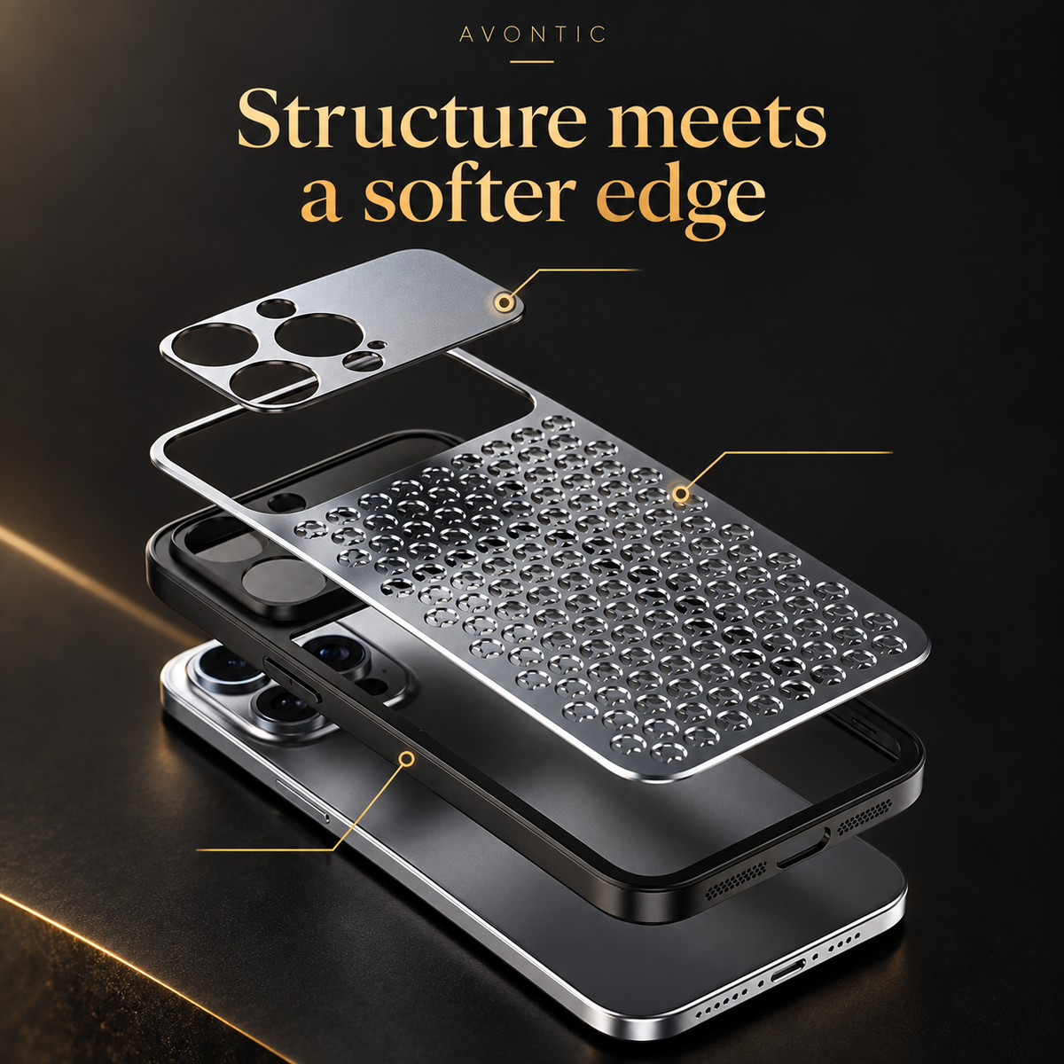 RhinoGuard AeroMesh Aluminum Case — Structure meets a softer edge