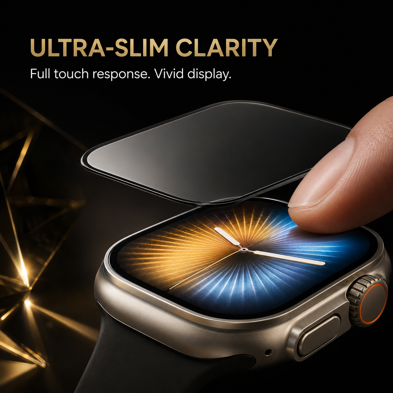 CeramiShield 5-Pack Ultra-Slim Screen Protectors with Installation Tool — Apple Watch Series 1–11 & Ultra 1–3 — product view 3