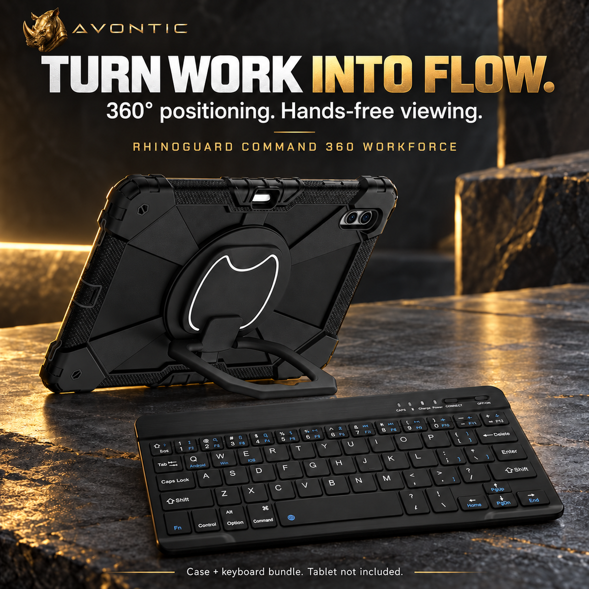 RhinoGuard Command 360 WorkForce — product benefits 2 — Avontic gold rhino branding
