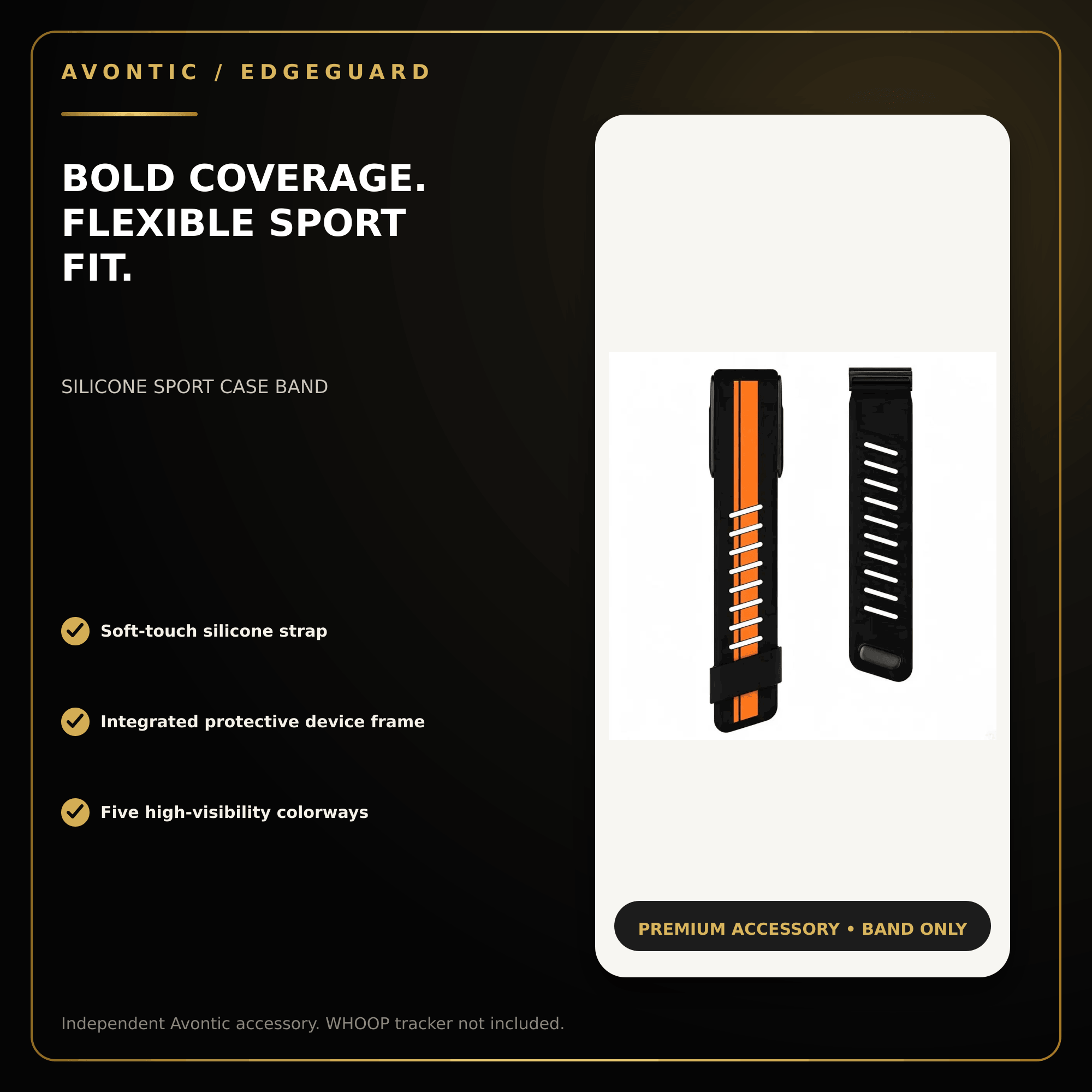 Avontic EdgeGuard Sport Case Band for WHOOP 5.0 & MG — product view 6