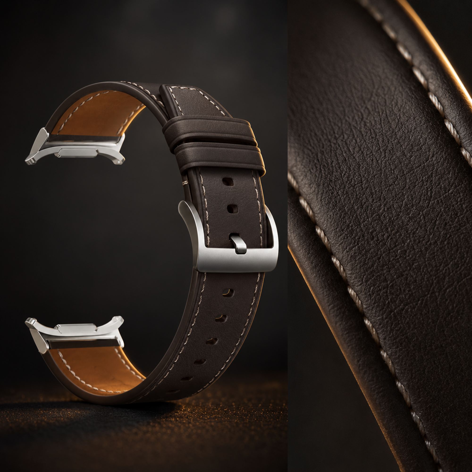 Samsung Galaxy Watch Ultra2 47mm Band – ContourHide Executive Leather — product view 9