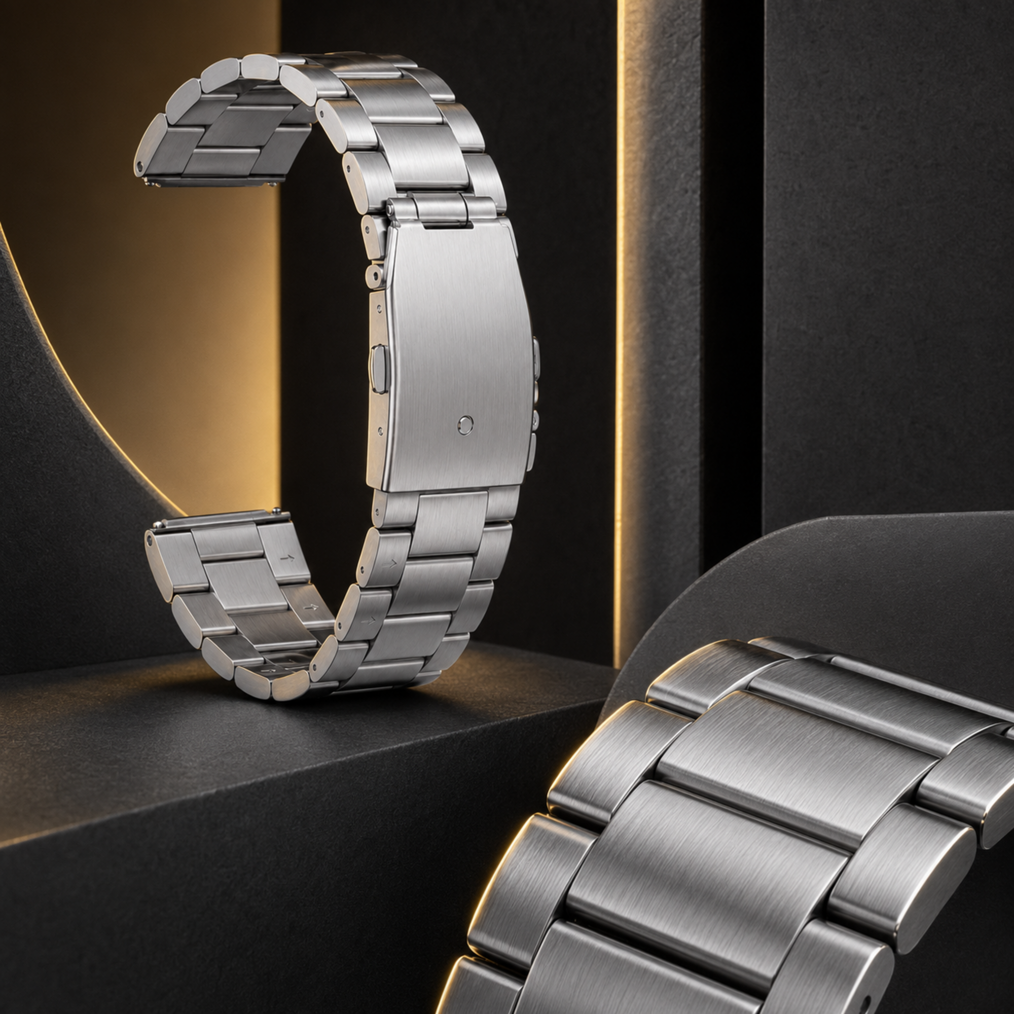 Samsung Galaxy Watch9 & Ultra2 Band – PrestigeLink Pro Stainless Steel — product view 3