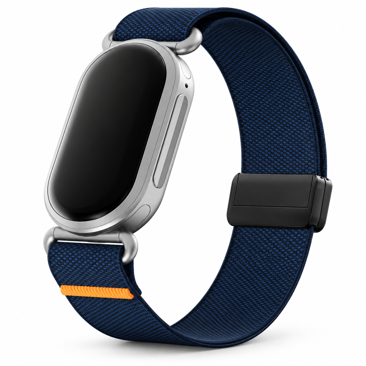 Avontic FluxLoop Magnetic Nylon Band, product view; tracker shown for fit, not included