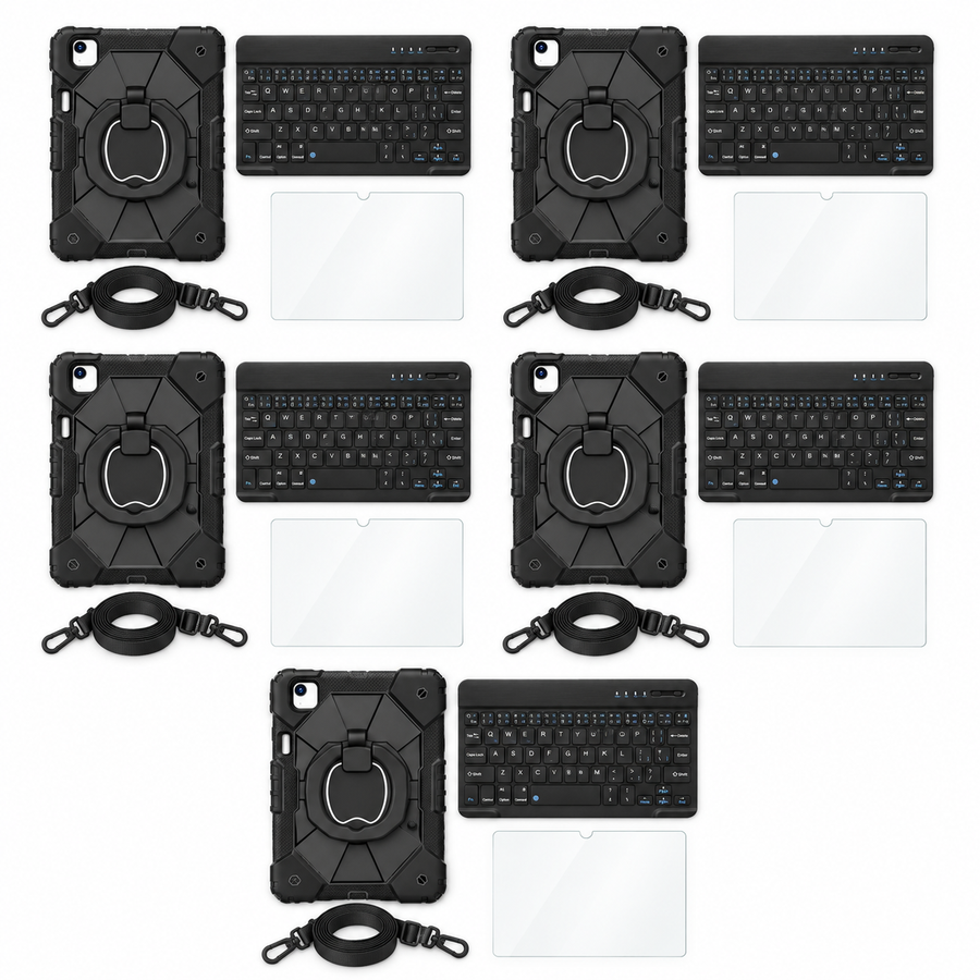RhinoGuard ArmorPro TeamReady β 5 iPad Case + Keyboard Workstations