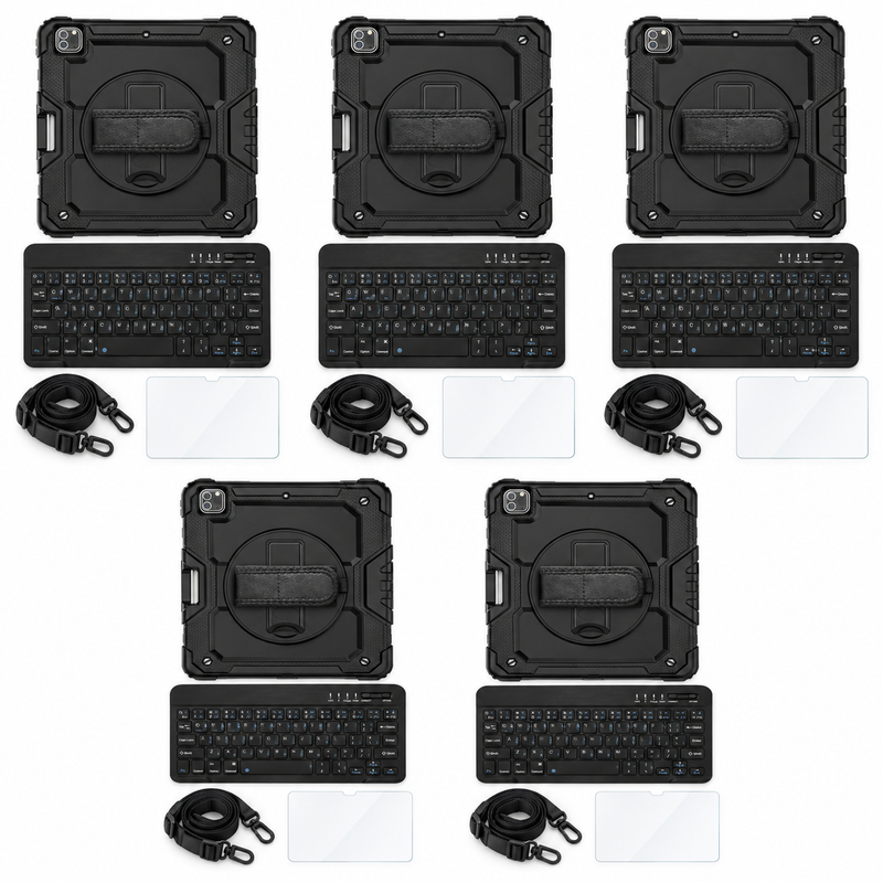RhinoGuard Pro TeamReady Workstations — 5 Workstations, No Stylus; representative included products on white