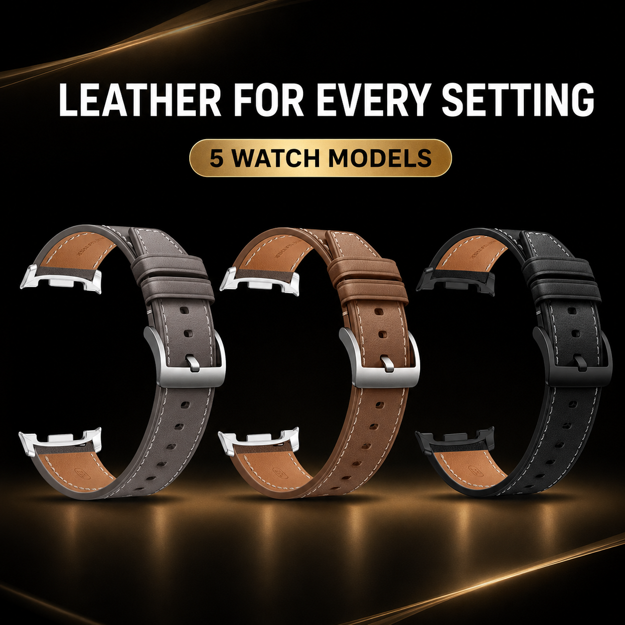 Avontic TailorLink feature graphic: Leather Every Setting
