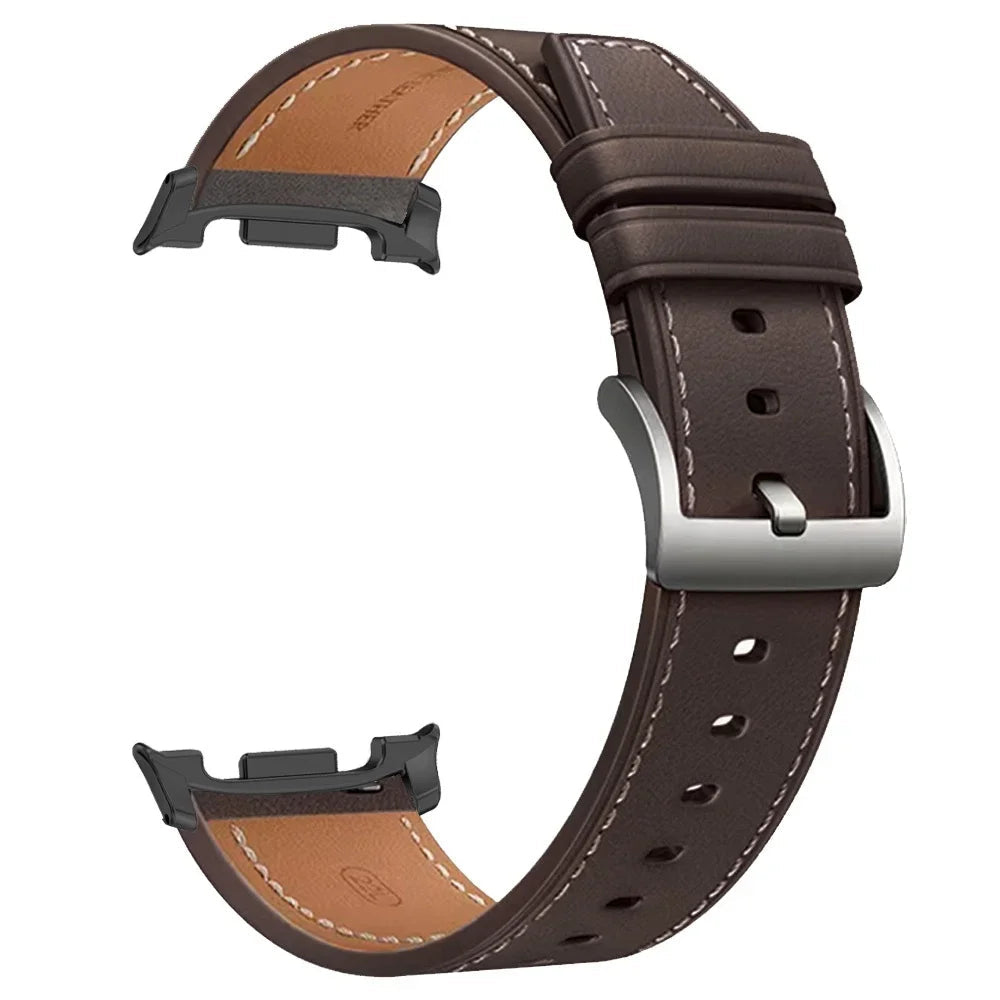Avontic TailorLink B Dark Brown watch band product image on white background