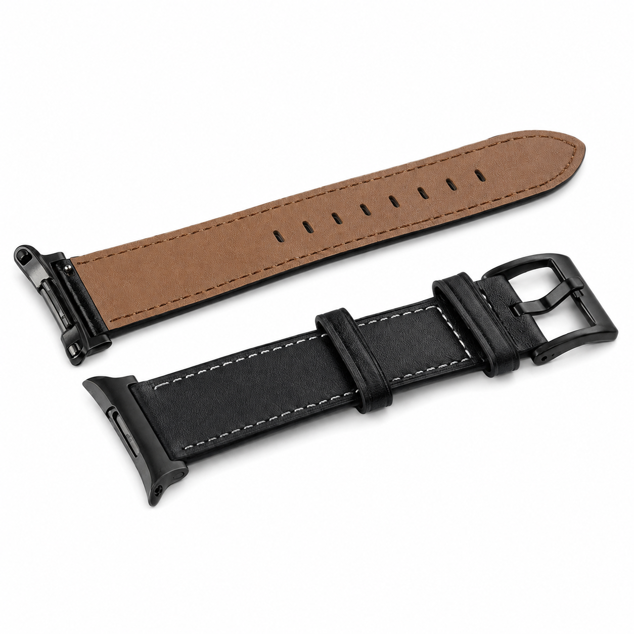 Avontic HeritageFrame Black Black watch band product image on white background