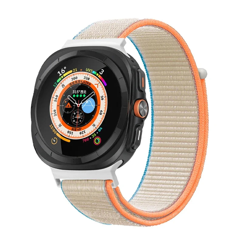 Avontic TrailLoop Cream watch band product image on white background