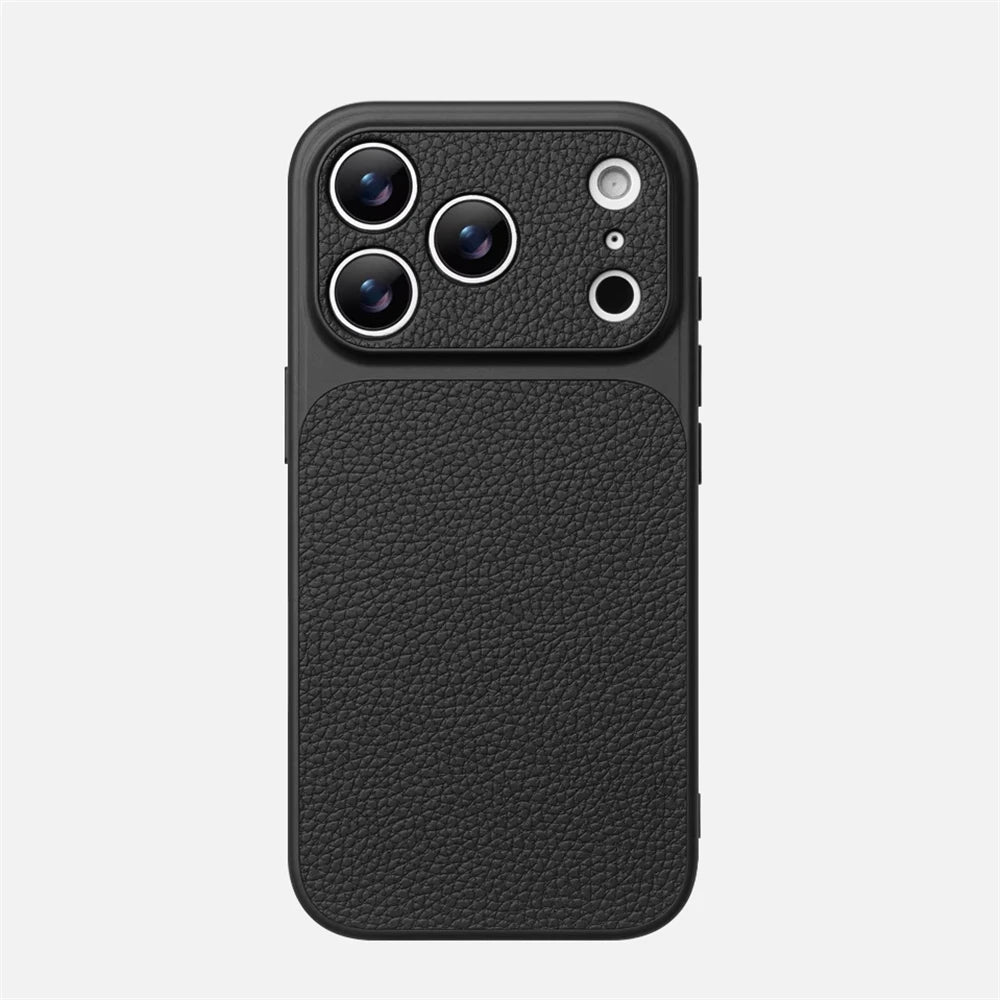 Avontic PebbleCraft Black Textured Case — iPhone 18 Pro, iPhone 18 Pro Max