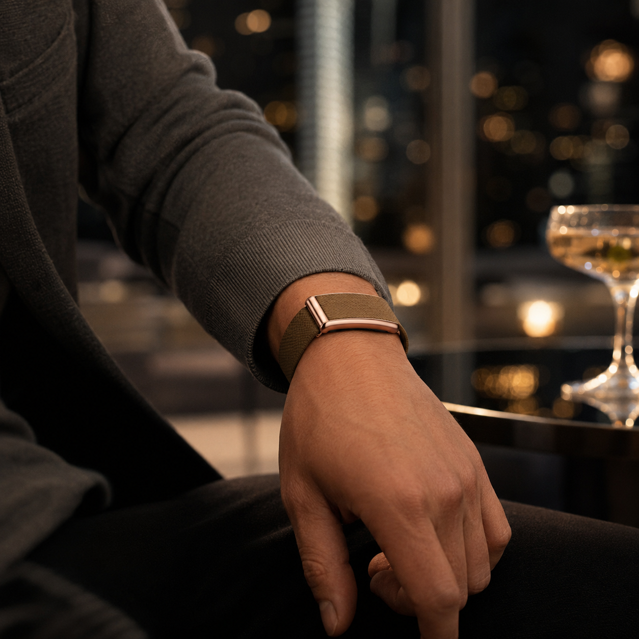 Avontic RoseKnit Luxe Band for WHOOP 5.0 — product view 7