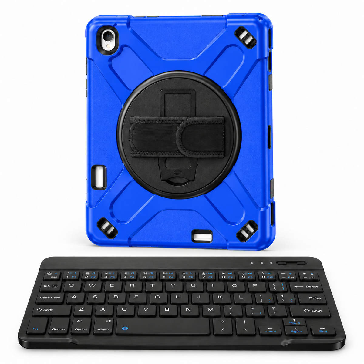 RhinoGuard Sentinel Pro WorkForce — Galaxy Tab S12 Ultra (2026) / Royal Blue; Galaxy Tab S12+ (2026) / Royal Blue — protective case with separate black 10-inch wireless keyboard